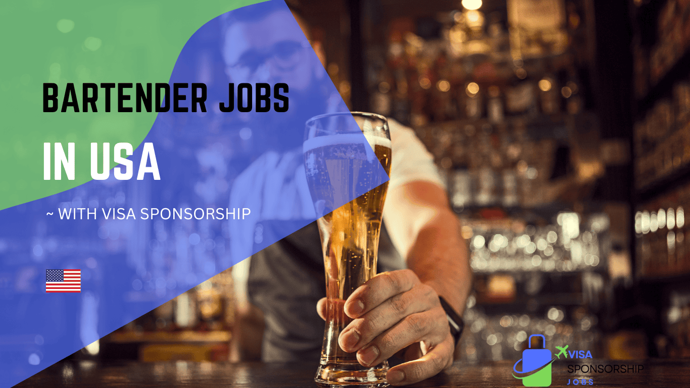 BARTENDER JOBS IN USA WITH VISA SPONSORSHIP