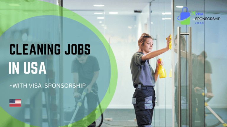 CLEANINNG JOBS IN USA WITH VISA SPONSORSHIP
