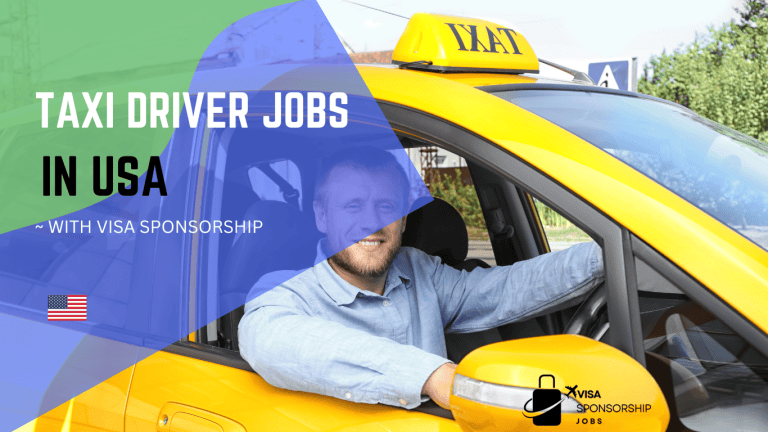 TAXI DRIVER JOBS IN USA WITH VISA SPONSORSHIP