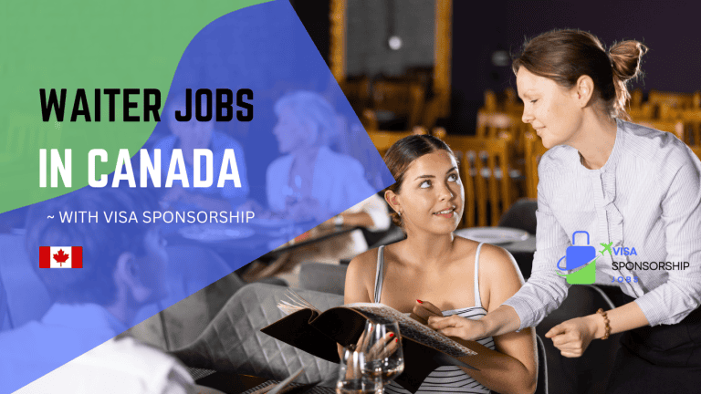 WAITER JOBS IN CANADA WITH VISA SPONSORSHIP