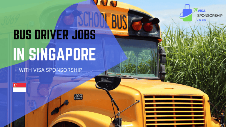 BUS DRIVER JOBS IN SINGAPORE.WITH VISA SPONSORSHIP