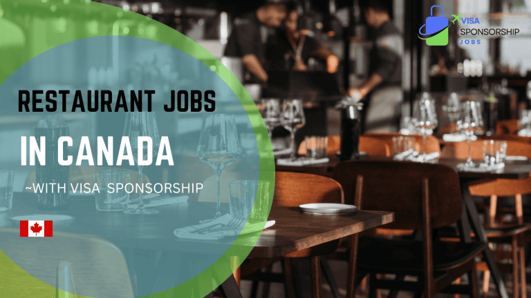 RESTAURANT JOBS IN CANADA WITH VISA SPONSORSHIP