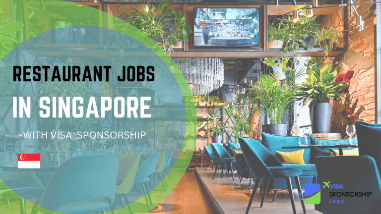 RESTAURANT JOBS IN SINGAPORE.WITH VISA SPONSORSHIP