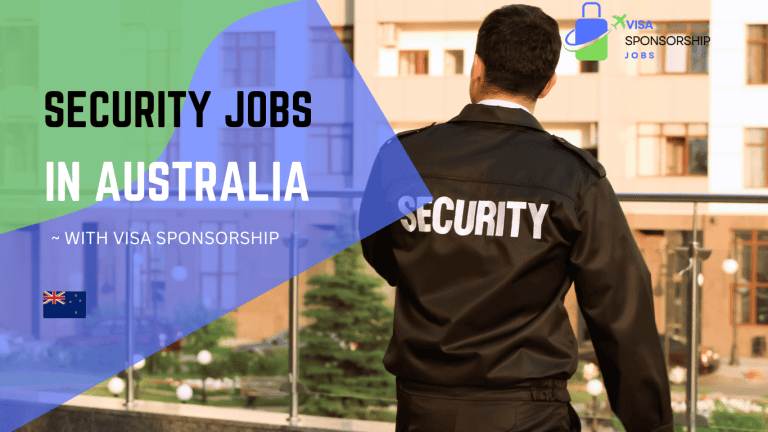 SECURITY JOBS IN AUSTRALIA WITH VISA SPONSORSHIP