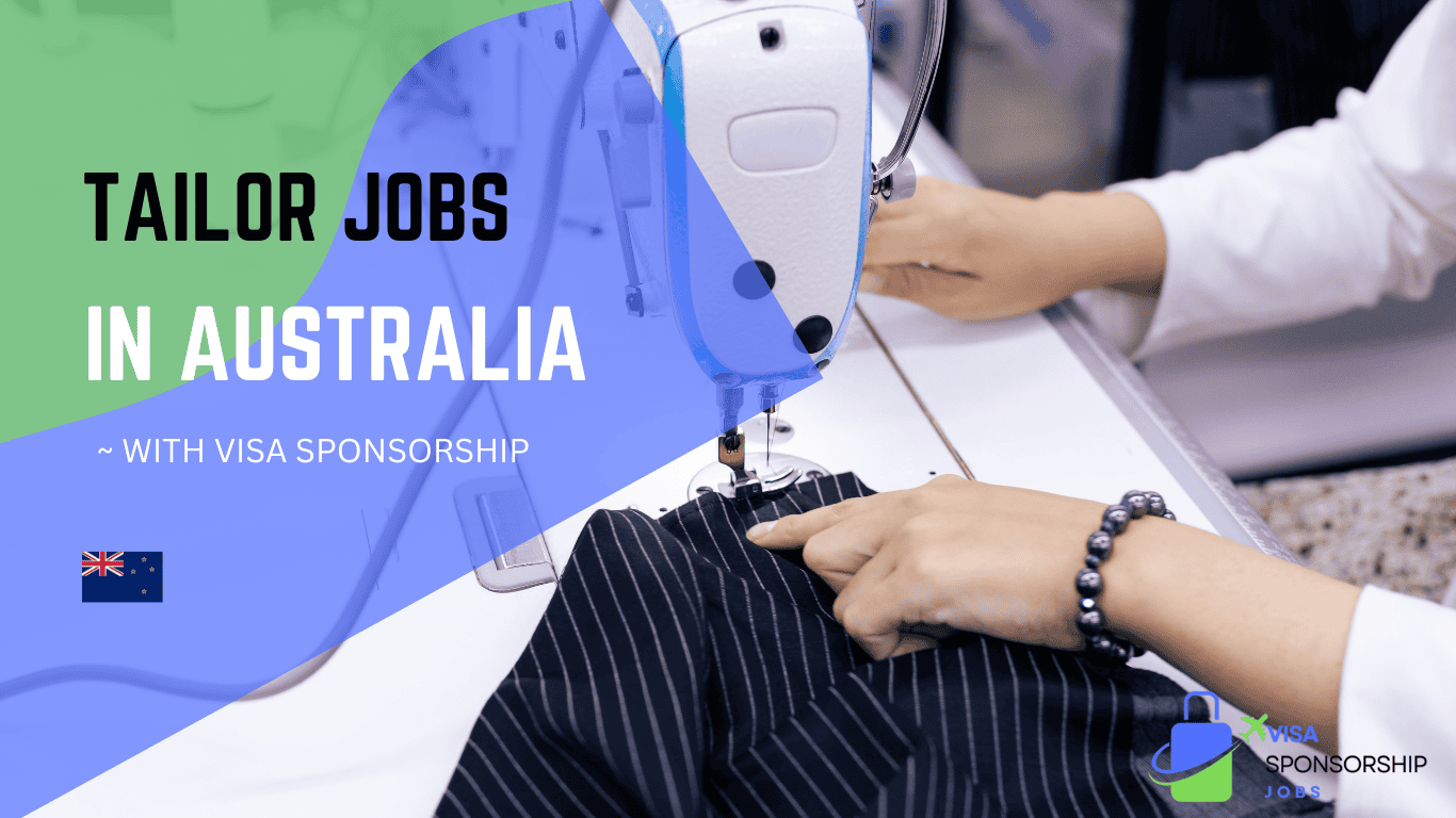 TAILOR JOBS IN AUSTRALIA WITH VISA SPONSORSHIP