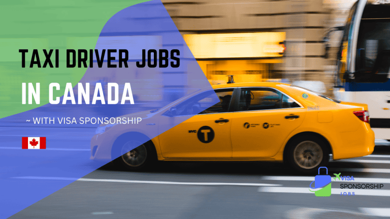 TAXI DRIVER JOBS IN CANADA WITH VISA SPONSORSHIP