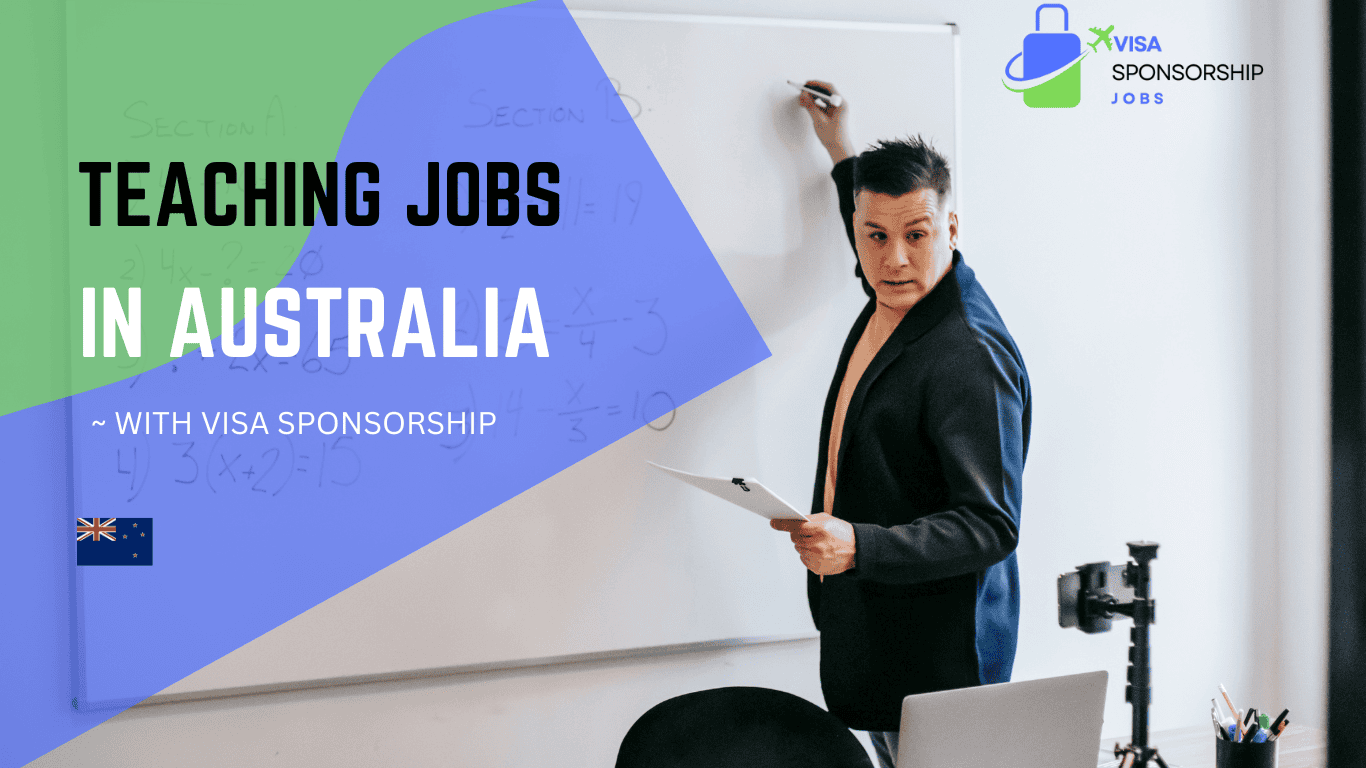 TEACHING JOBS IN AUSTRALIA WITH VISA SPONSORSHIP