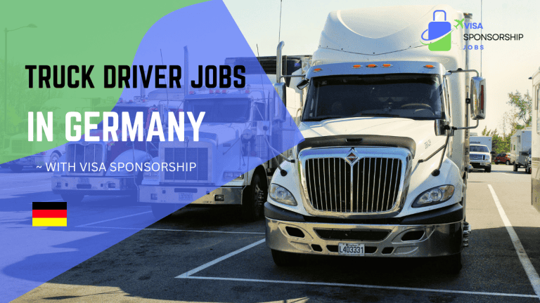 TRUCK DRIVER JOBS IN GERMANY WITH VISA SPONSORSHIP