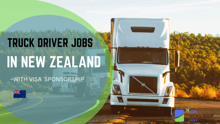 TRUCK DRIVER JOBS IN NEW ZEALAND WITH VISA SPONSORSHIP.